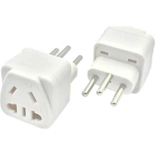 1PC With safety door EURO CN AU USA EU to Swiss Switzerland Suisse 3 Pin AC Power Plug Converter Travel Adapter