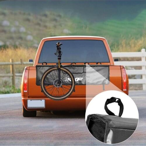 Pickup Tailgate Cushion Bicycle Rear Fixed Protective Tail Pad Rear Tailgate Cushion Belt Tool Bag Mountain Bike Transport