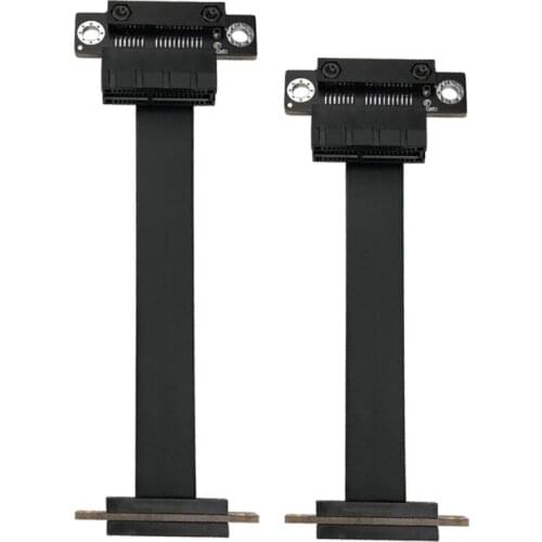 Full Speed 3.0 PCIE 1X Riser Cable Graphics Card Extension Cable PCI Express Riser Shielded Extender for GPU Vertical