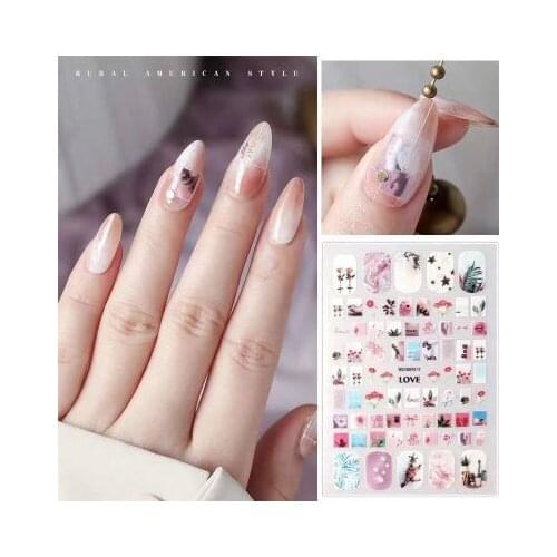 Japanese Style DIY Super Thin Light Nail Stickers Lovely Carton Nail Art Nail Decoration Fashion New Nail Decals Girl Gifts