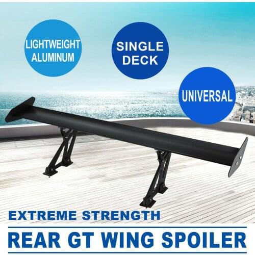 Universal Drift Aluminum Light Weight GT Rear Racing Spoiler Wing