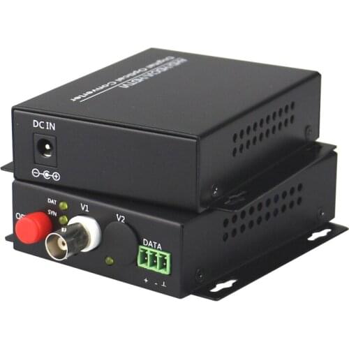 High Quality HD CVI 1 Channel Video Fiber Optical Converters Transmitter Receiver -For 720P 960P AHD CVI TVI HD Cameras CCTV
