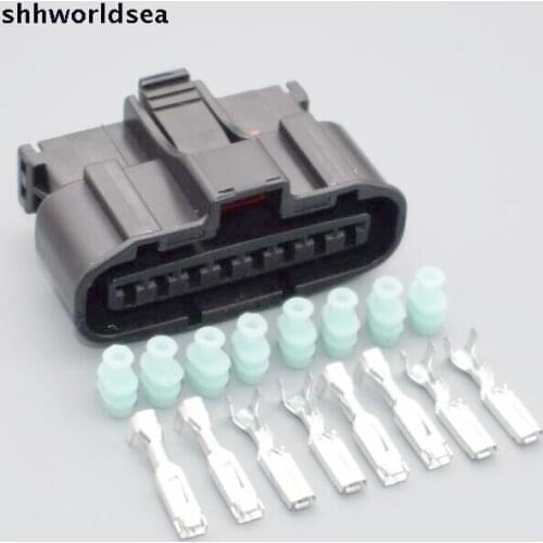 Worldgolden 3.0mm KET 8pin auto plastic wiring harness cable connector MG640549-5 with clip MG630552-7