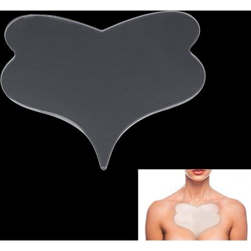 1PCS Reusable Anti Wrinkle Butterfly Shaped Treatment Chest Pad Skin Care Silicone Transparent Removal Patch Remove Wrinkles