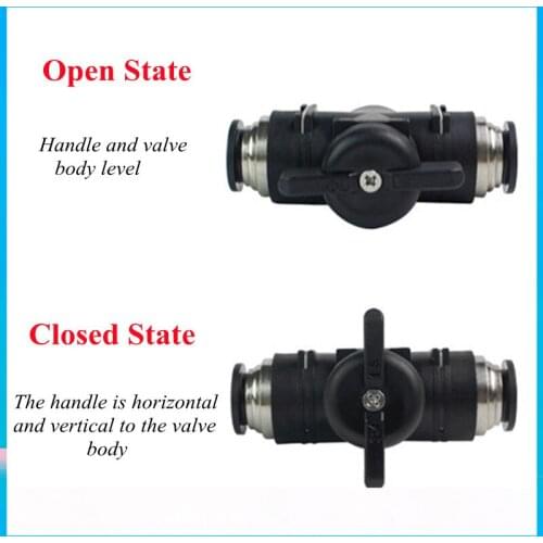 1 PC Pneumatic valve fittings BUC water pipes and pu connectors direct thrust 4mm 6mm 8mm 10mm 12mm plastic hose quick couplings