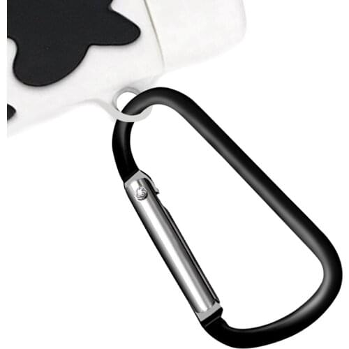 1Pcs Durable Aluminum Carabiner Outdoor Camping Keyring Snap Hook Buckle Key Chain Clip Travel Kit For Climbing Earphone Case