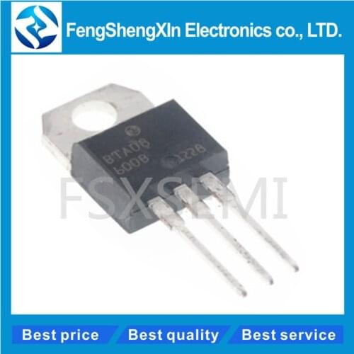 10pcs/lot New BTA08-600B BTA08-600 8A/600V TRIACS TO-220