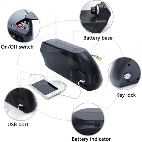 18650 48v 17ah/ 52v 13ah TS Downtube electric bike lithium battery pack for 1500w 2000w ebike kit 18650 LG Cell