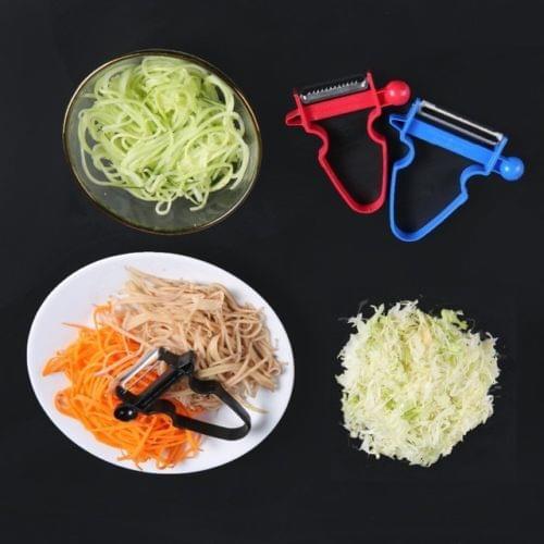 3Pcs/set Magic Trio Peeler Slicer Grater Julienne Cutter Ribbons Melon Scoop Peeler Slicer Shredder julienne Fruit Cutter
