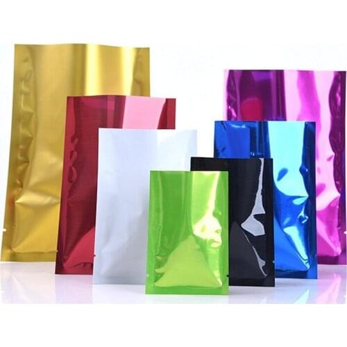 3000Pcs/lot New Aluminum Foil Bag Pouch Mylar Bag Vacuum Bags For Food Storage Aluminum Flat Bags Wholesale