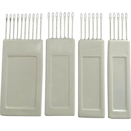 4PCS/Set Sweater Knitting Machine Needle Catcher Needle Plate Transfer Wool Yarn Knitting Accessories Standard Gauge Needles New