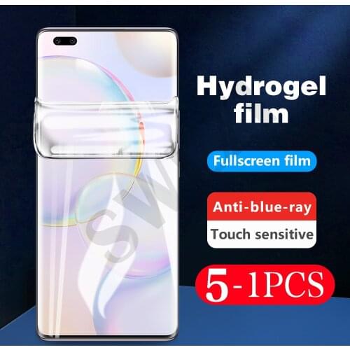 5-1Pcs soft full cove for Honor 20s 20i 30i 30 Youth 30s 50 SE V40 lite view 20 pro plus Not Glass phone screen protector