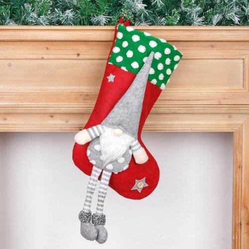 68UE Craft Christmas Tree Decoration Gnome Stock Hanging Ornament Increase Christmas Atmosphere in Home Office Buildings Club