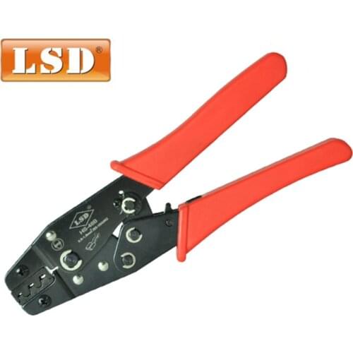 Pin terminal crimping tool HS-48B for non-insulated open plug-type connector power saving wire connector crimper