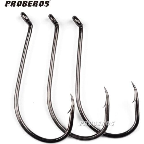 Wholesale 500pcs/lot Octopus Fishing Hook High-carbon steel fishhook Saltwater Bass Treble Hooks Peche Carpe 8299 Free Shipping