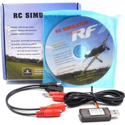 22 in 1 RC Flight Simulator Cable for G7 Phoenix 5.0 XTR VRC FPV Racing Compatible Radiolink/WFLY/FUTABA/FlySky/Walkera Transmit
