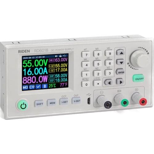 RD6018 18A Constant-Voltage and Constant-Current Direct-current Power-Supply Module Keypad PC Software Control Voltmeter