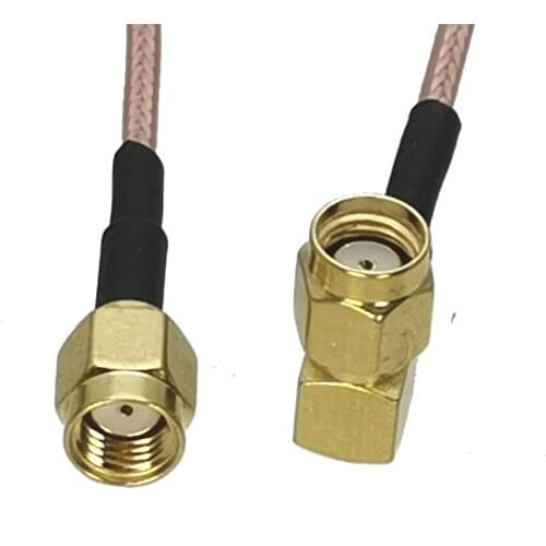 RG316 Cable RP-SMA Male jack to RP-SMA Male Jack Right angle 4inch~5M RF Coaxial