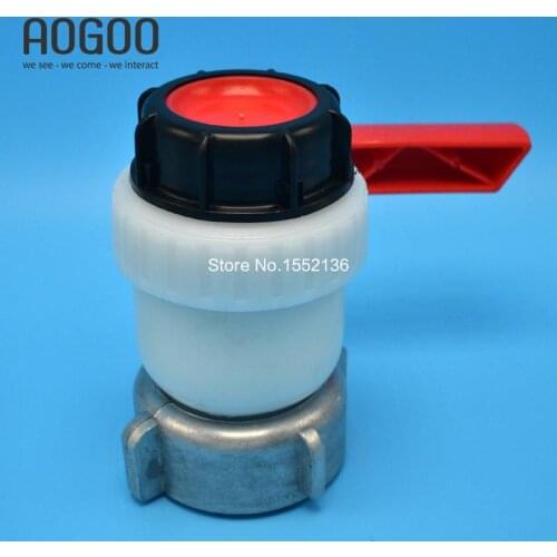 Type A 1000L Water IBC Tank Container 75mm Ball Valve