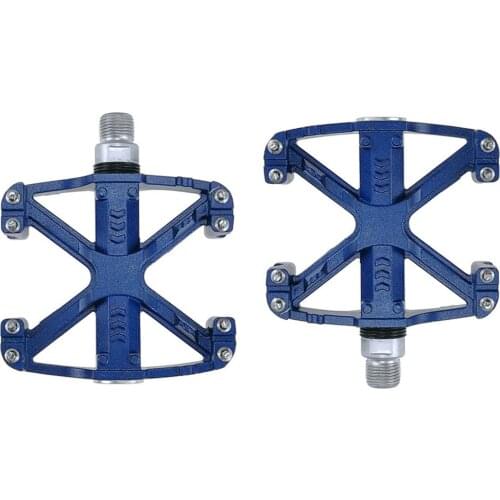 Bicycle MTB pedal high-strength CNC aluminum alloy bearing pedal road bike flat wide anti-skid pedal bicycle accessories