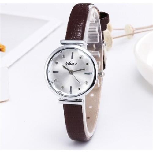 Domestic sales of foreign trade new fashion super small table wholesale ms clip figure drill girls watch straps