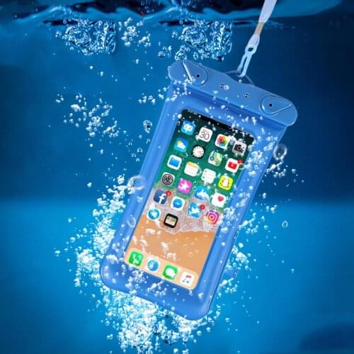 Waterproof Pouch With Airbag for Mobile Phone Underwater Waterproof Bag for IPhone Huawei Samsung Sealed Mobile Phone Case