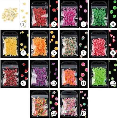 1 Pack Soft Clay Resin Filling Colorful Mixed Filler for DIY Epoxy Resin Jewelry W0YA