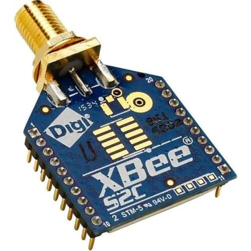 1 pcs x XB24CZ7SIT-004 Zigbee Module (802.15.4) XBee S2C Through-Hole (RPSMA Antenna)