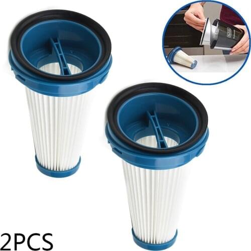 2PCS Vacuum Replacement Pleated Filter For Black Decker For 2-in-1 Cordless Lithium Stick Vacuums HSV320J HSV420B HSV320B SVF11