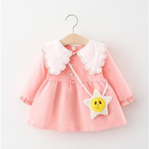 5 pieces/lot) 2021 New Arrival Girls Fall Dress 070503