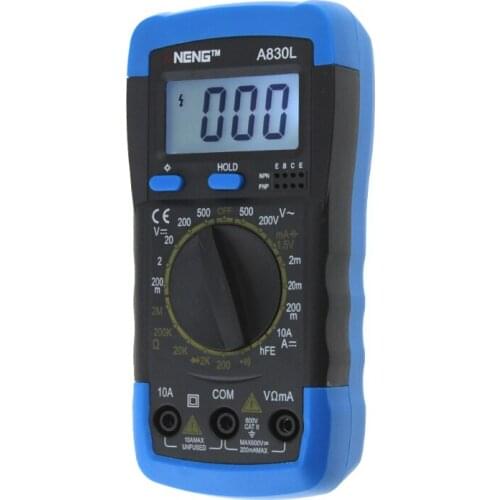 ANENG A830L Digital Multimeter LCD DC AC Voltage Diode Freguency Multitester