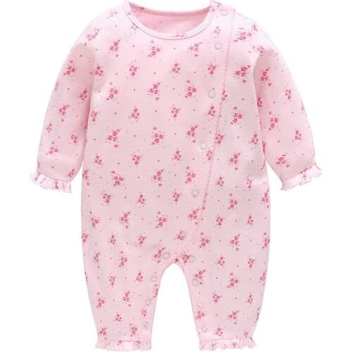 Childrens Clothes Spring 2019 New Neonatal Clothes Full Printed Cotton Babys Unibody Climbing Clothes Baby Rompers