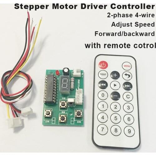 DC 5V 2-phase 4-wire Micro Stepper Motor Driver Mini Stepping Motor CW CCW Controller Module Board Forward Backward
