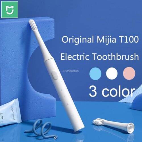 Xiaomi Mijia Sonic Electric Toothbrush Cordless T100 USB Rechargeable Toothbrush Waterproof Ultrasonic Automatic Tooth Brush