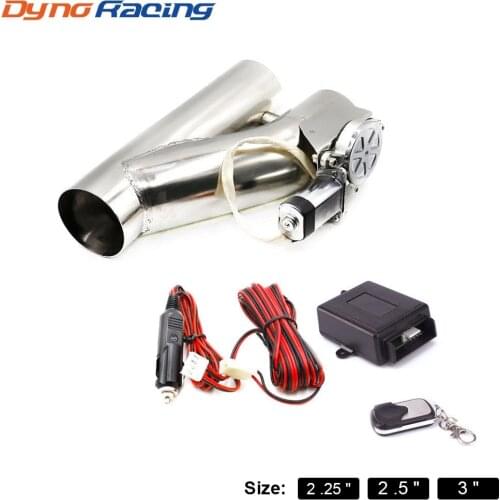 51MM 57MM 63MM 76MM Exhaust Control Valve Exhaust pipe electric Y pipe Electrical Exhaust Cutout kit with hand-wire wholesale