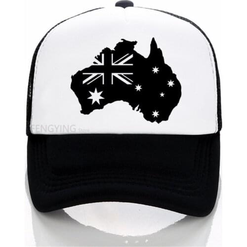 Football Adult/ Children Australia Football Trucker Cap AUSTRALIA Flag Men Snapbacks Women Sun Hat Adjust Kids