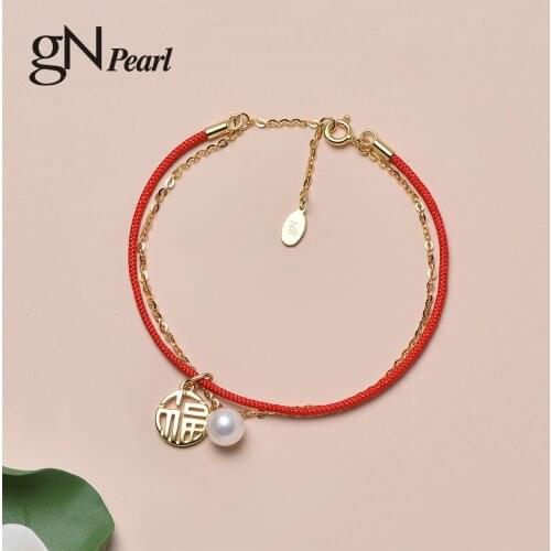 gNpearl Bracelets With Pendants