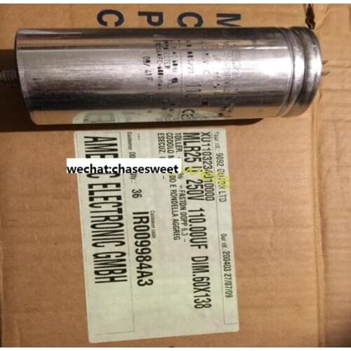 MLR25U 250V 110UF new and original capacitor DIM. 60X138