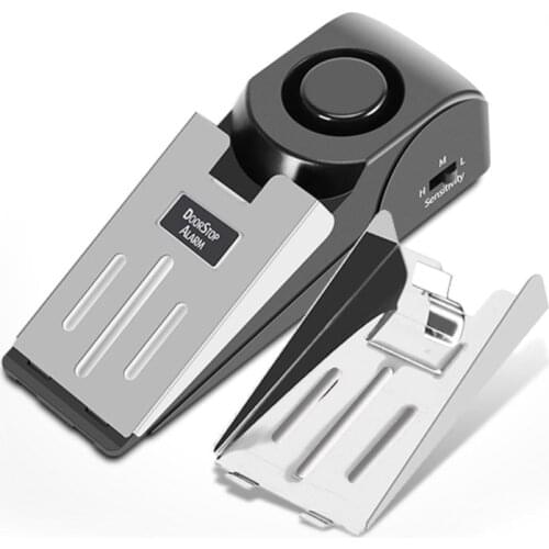Wonderlife Door Stop Alarm Wireless Home Travel Security System Portable Safety Wedge Alertfor home Stopper Alert Security