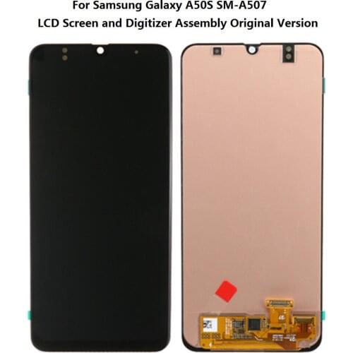 OEM Original For Samsung Galaxy A50S SM-A507 LCD Screen and Digitizer Touch Screen Assembly Black