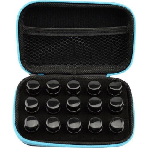 Portable 15 Compartments Essential Oil Storage Bag Organizer Essential Oil Dropping Bottle Storage Case 13.5x8.5x4.5cm 1/2/3ml