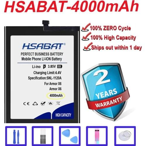 Top Brand 100% New 4000mAh Battery for Ulefone Armor X6 in stock
