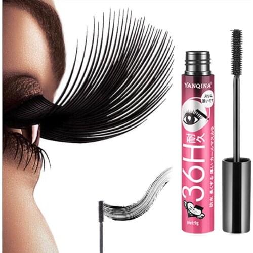 4D Smudge-proof Mascara Waterproof Eyelash Fiber Black Ink Rimel Curling Eye Lash lengthening Makeup Extension Volume Mascara