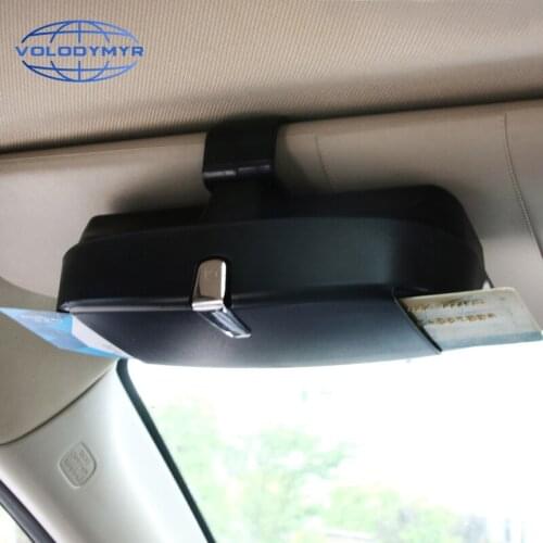 Volodymyr Glasses Holder Magnetic Car Sun Visor Glasses Storage Box Visor Sunshade Car Holder Case Organizer for Glasses