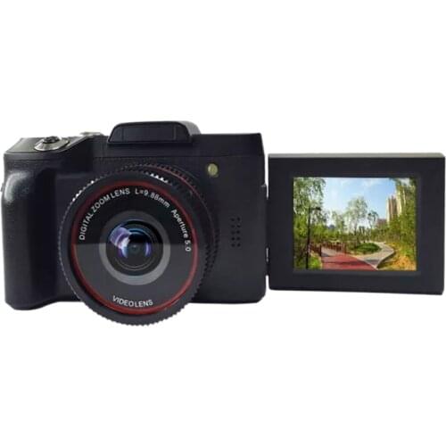 16MP 16X Zoom 1080P HD Rotation Screen Mini Mirroless Digital Camera Camcorder DV with Built-In Microphone