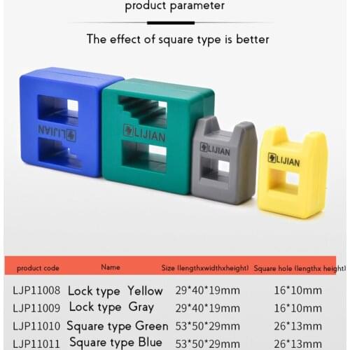 Fast Screwdriver Magnetizer Mini Magnetizer Demagnetizer for Screwdriver Bits and Tips Durable Strong Screwdriver Magnetizer
