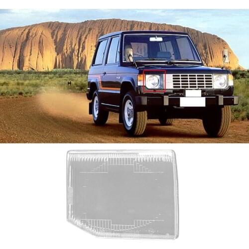 CAPQX 2PCS For Mitsubishi Pajero V31 V33 Front Headlamp Headlight Lamp cover Lampshade Waterproof Lamp Shade Shell Cover