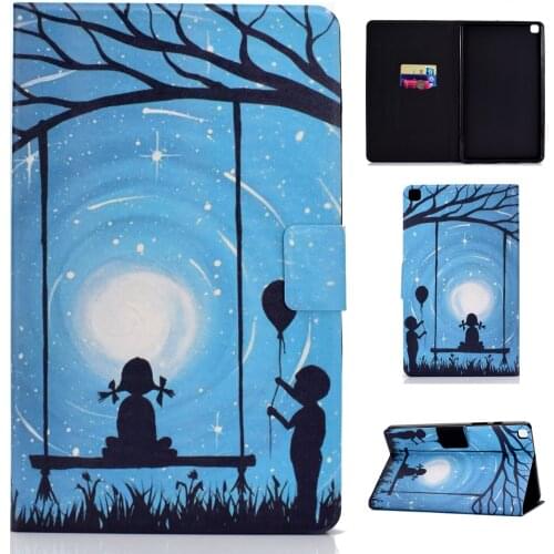 Case for Samsung Galaxy Tab A 8 T295 T290 SM-T295 SM-T290 Fashion Painted Tablet Cover for Capa Samsung Tab A 8.0 Case 2019 +Pen
