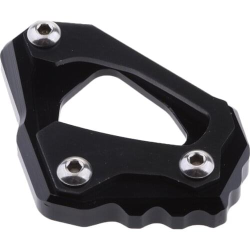 Black Kickstand Side Stand Extension Plate Pad for Yamaha MT-10 FZ-10 2016-2017