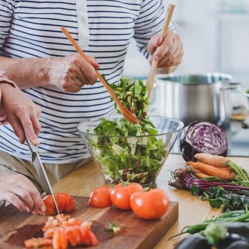 8Pcs Wood Mixing Spoon Long Handle Wooden Spoons Wood Soup Spoons for Kitchen Stirring and Cooking, 13 Inches Long